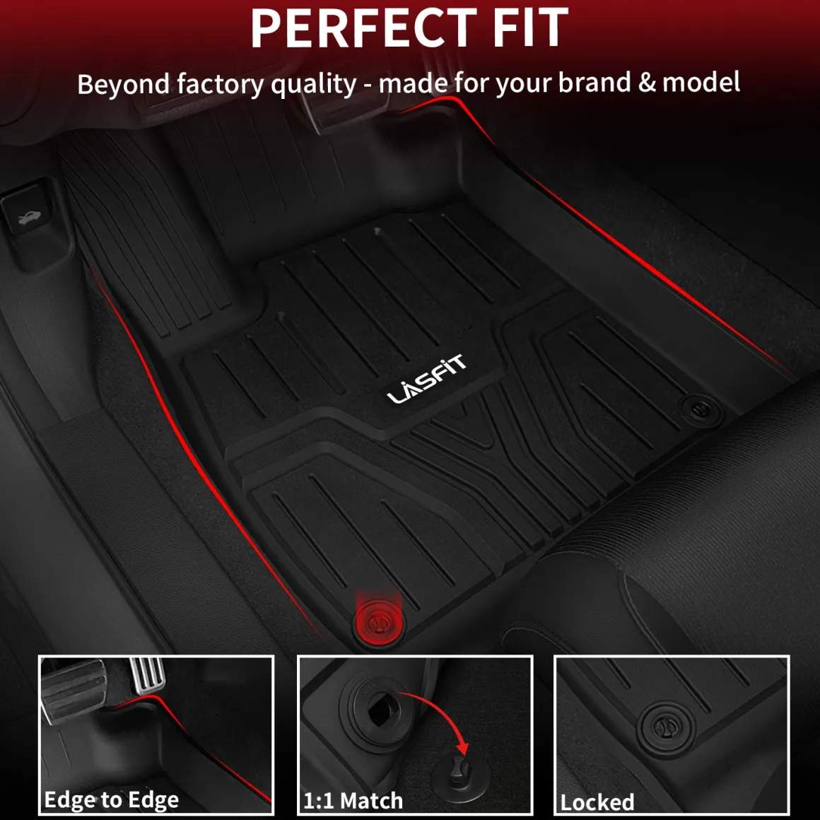 Fit for 2023-2026 Honda Pilot Custom TPE Floor Mats or Seatback & Cargo Mats