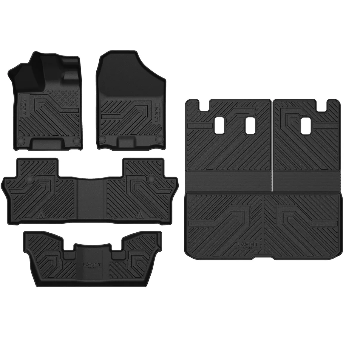 Fit for 2016-2022 Honda Pilot Floor Mats or Cargo & Seatback Mat, Cargo Mat Fit in Highest Position Only