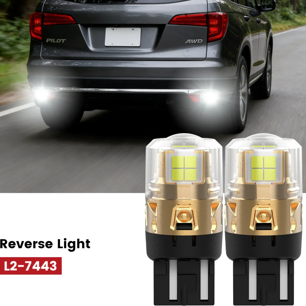 Fit for 2016-2018 Honda Pilot LED Bulbs Upgrade | Tested and Verified
