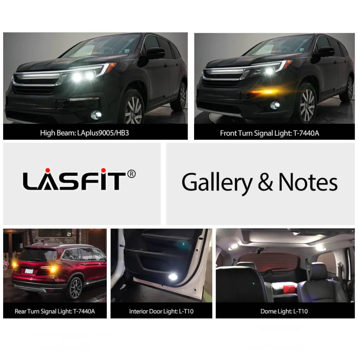 Fit for 2019-2022 Honda Pilot LED Bulbs Upgrade | Tested and Verified