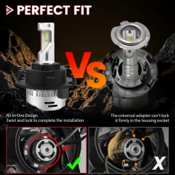 Fit for 2018-2019 Hyundai Elantra GT Custom H7 LED Bulbs Exterior Interior Lights Plug and Play