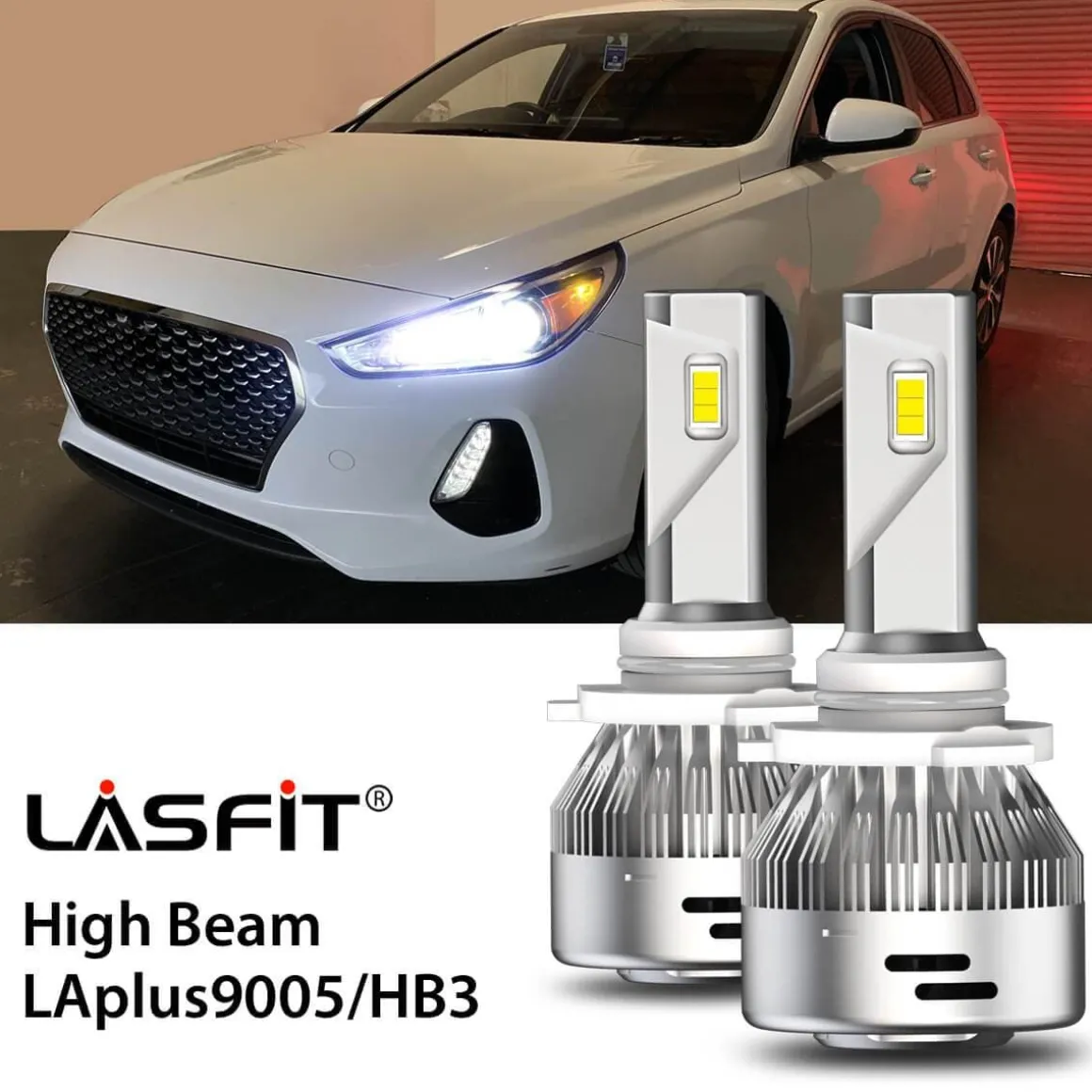 Fit for 2018-2019 Hyundai Elantra GT Custom H7 LED Bulbs Exterior Interior Lights Plug and Play