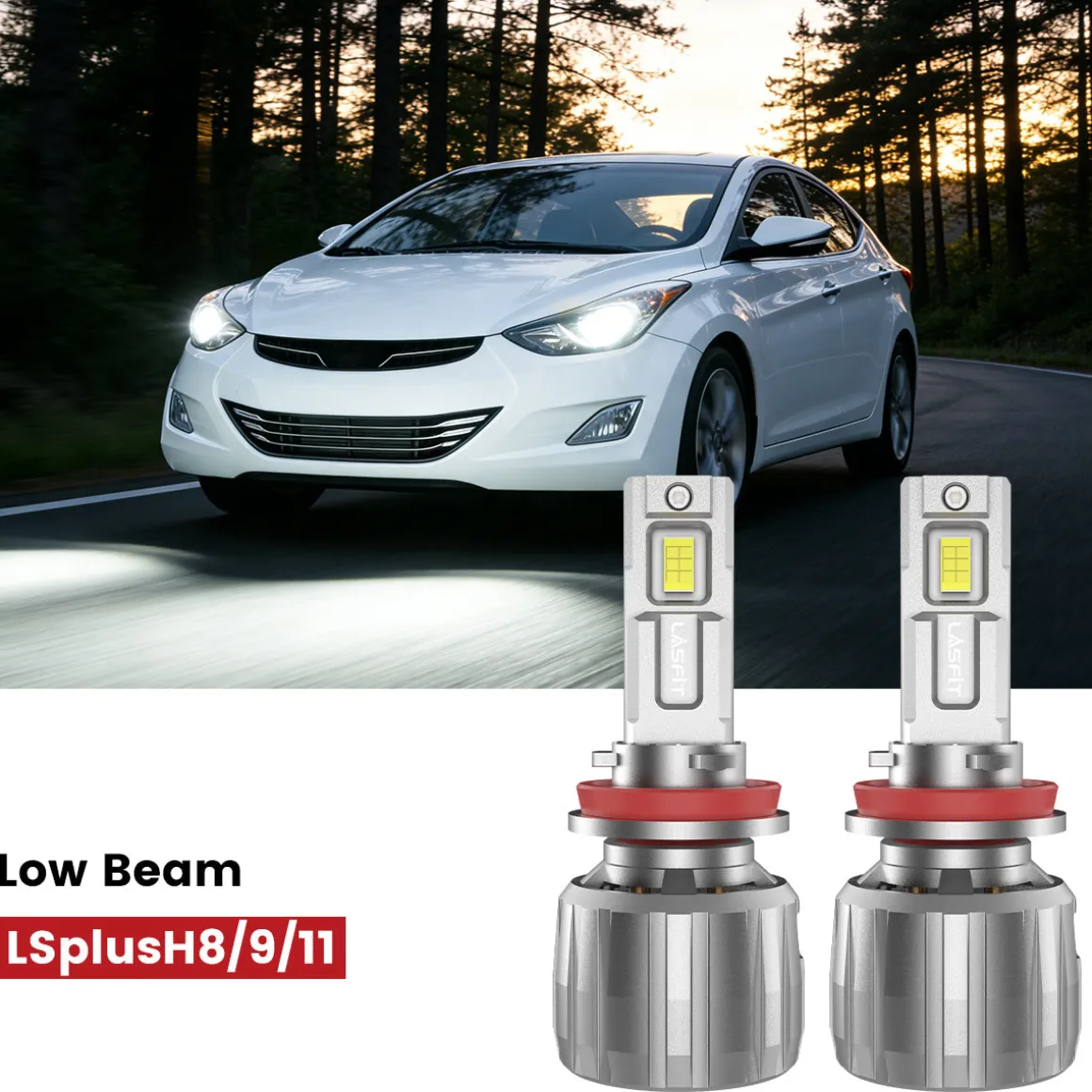 Fit for 2011-2013 Hyundai Elantra The Brightest LED Bulbs Upgrade