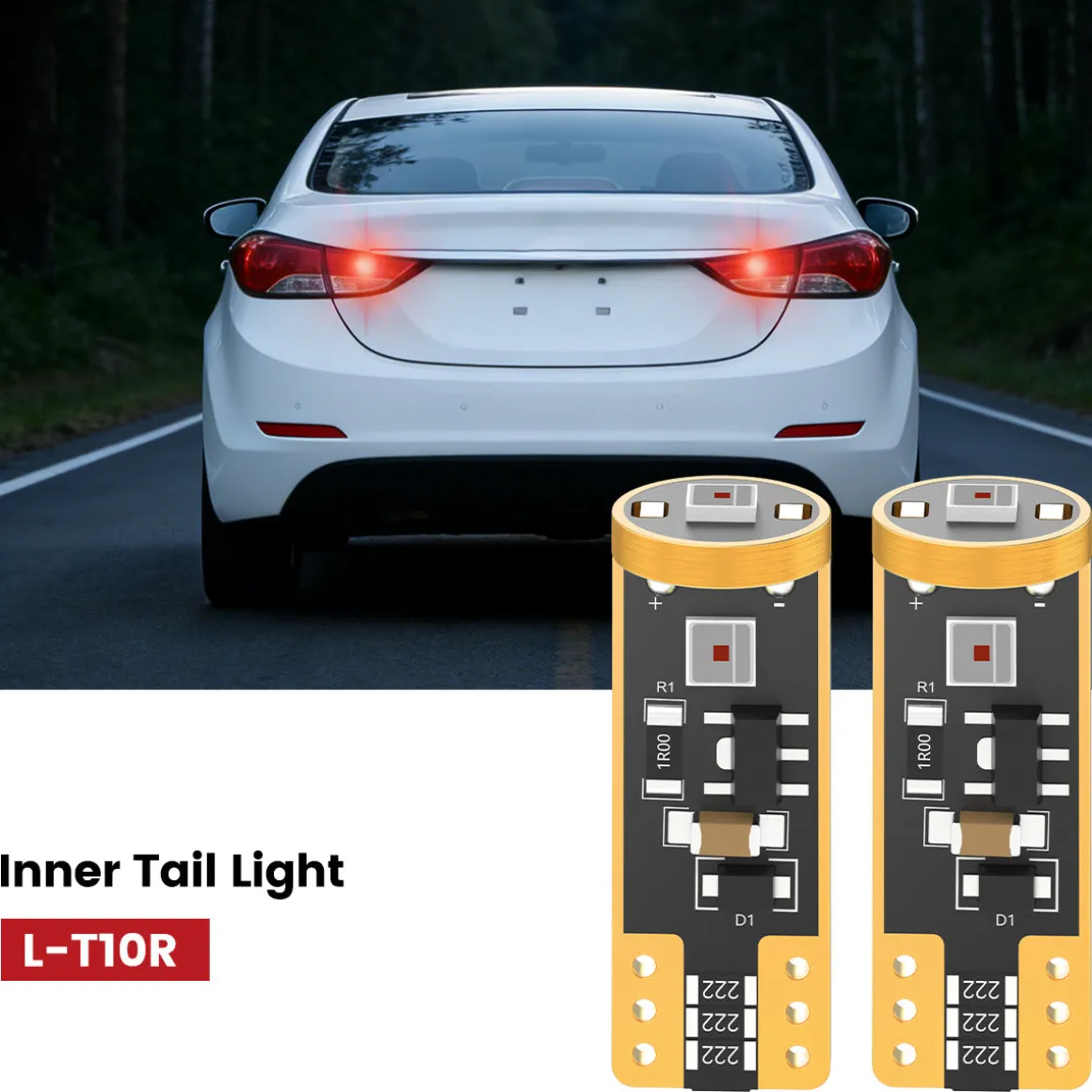 Fit for 2011-2013 Hyundai Elantra The Brightest LED Bulbs Upgrade