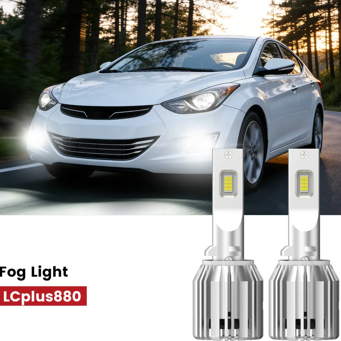 Fit for 2011-2013 Hyundai Elantra The Brightest LED Bulbs Upgrade