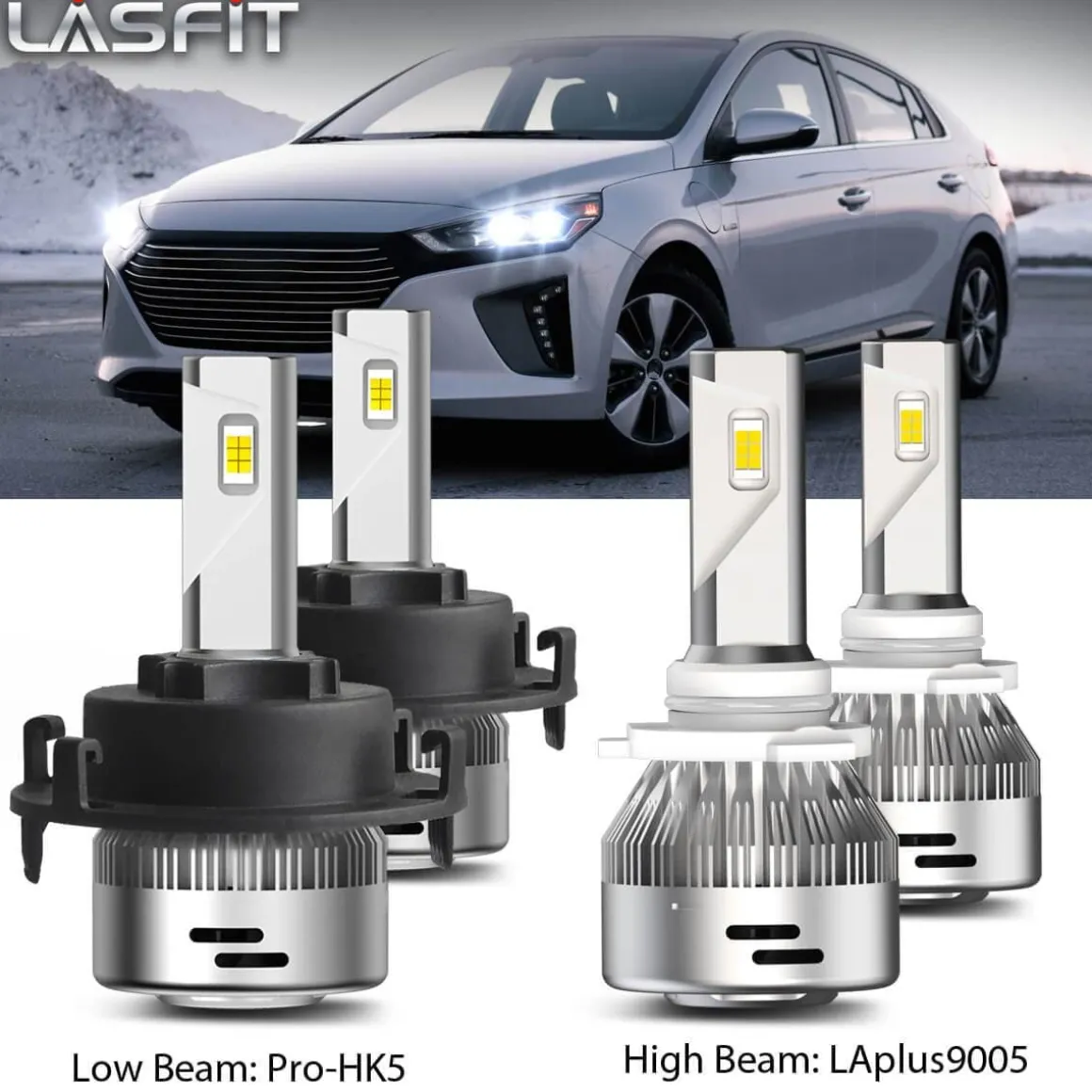 Fit for 2017-2020 Hyundai Ioniq Custom H7 LED Bulbs Exterior Interior Lights Plug and Play