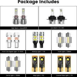 Fit for 2020-2022 Hyundai Ioniq The Brightest LED Bulbs Upgrade