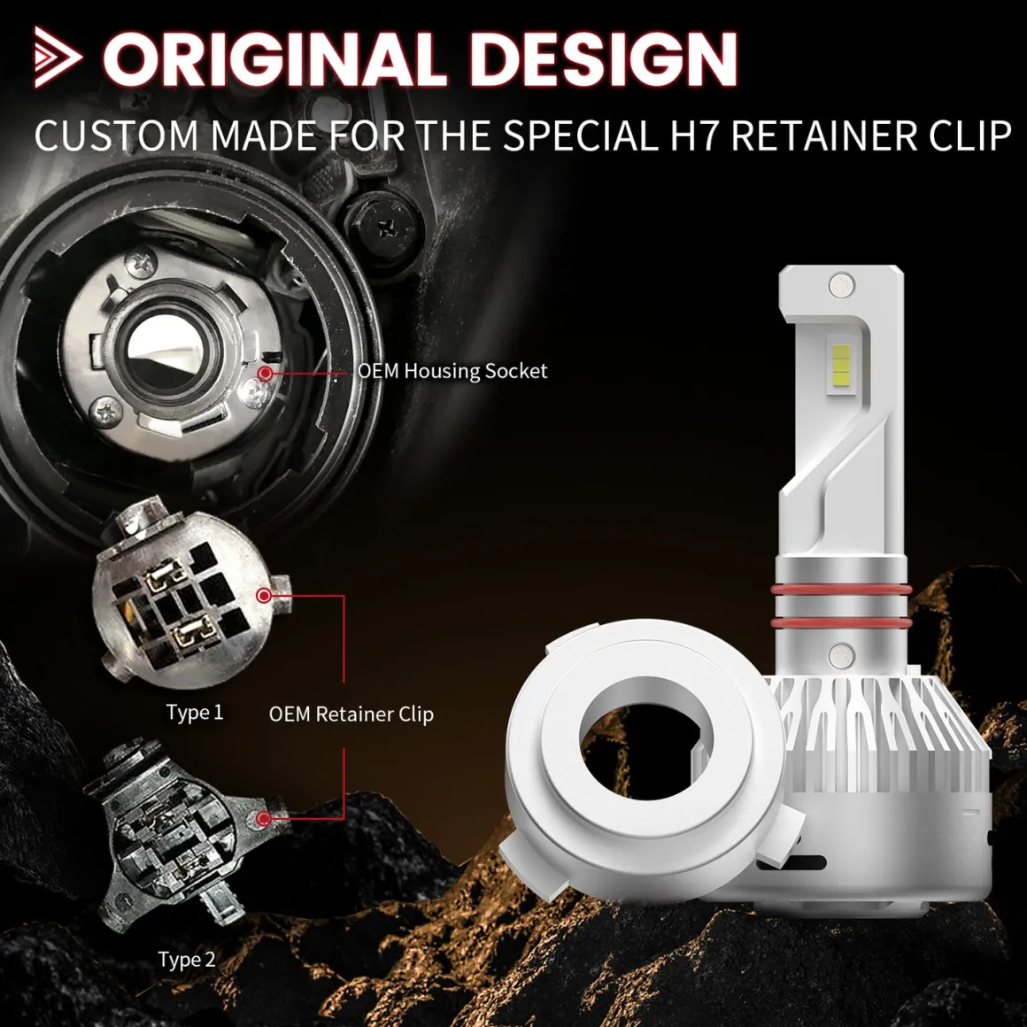 Fit for 2018-2020 Hyundai Kona H7 Custom LED Bulbs Exterior Interior Lights Plug and Play