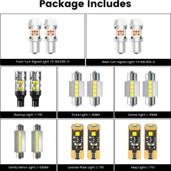 Fit for 2024-2025 Hyundai Kona LED Bulbs Upgrade | Tested and Verified