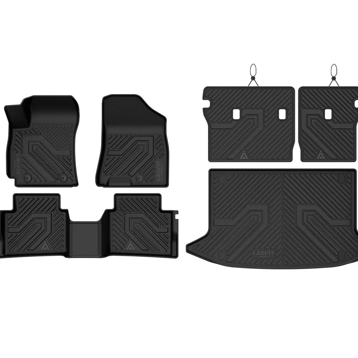 Fit for 2022-2023 Hyundai Kona N Floor & Seatback & Cargo Mats, Fit Gas Only