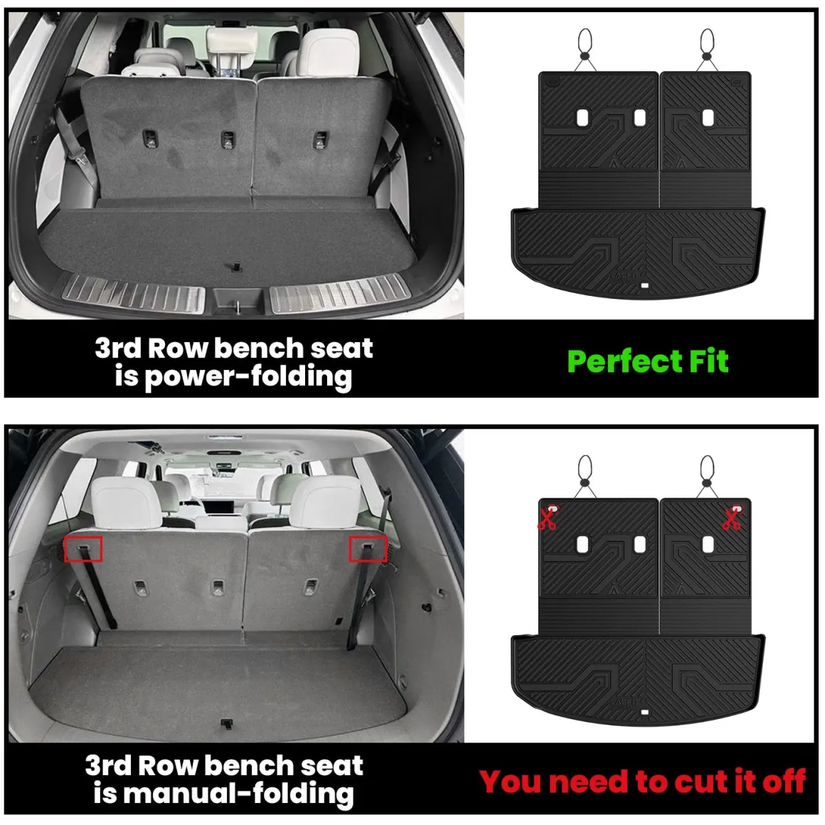 Fit for 2026 Hyundai Palisade Floor Mats or Seatback & Cargo Mat