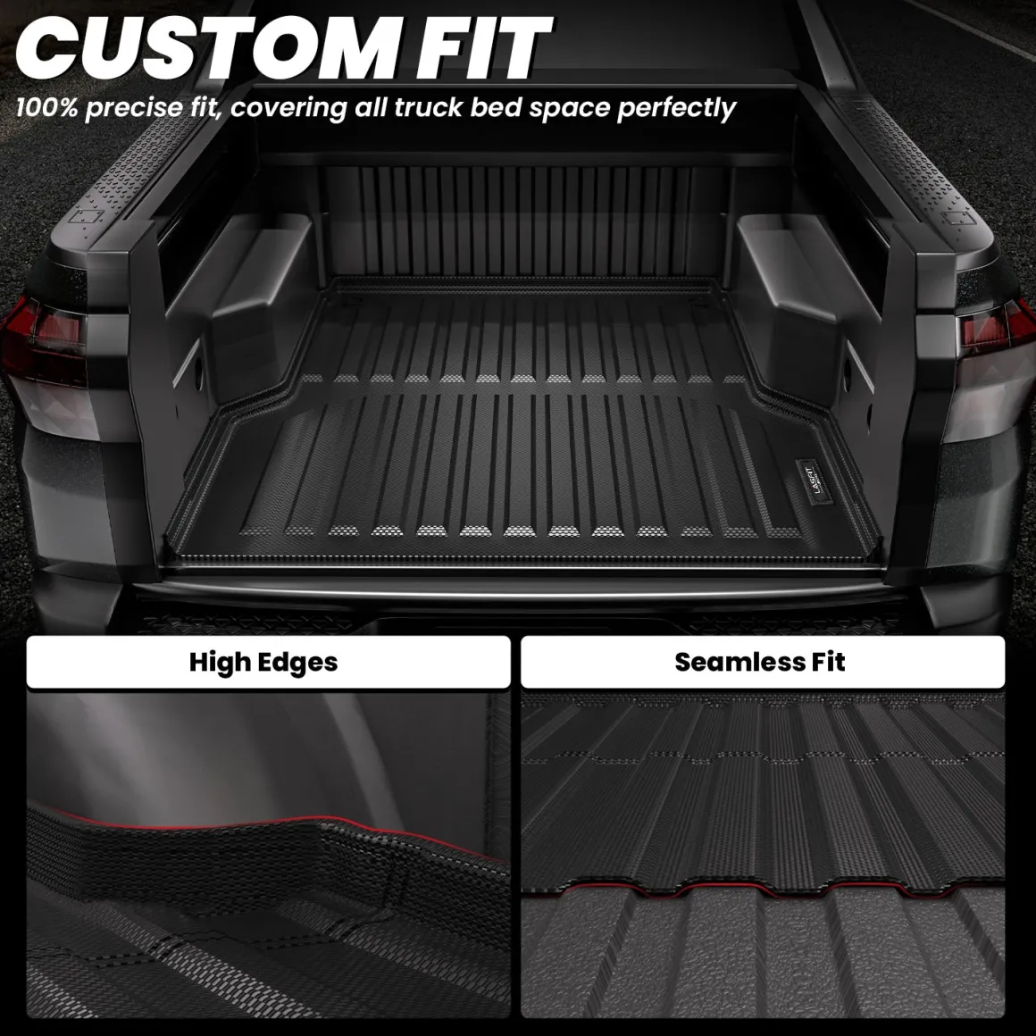 Fit for 2022-2026 Hyundai Santa Cruz 4.3FT(52.1" ) Heavy Duty Custom Bed Mat