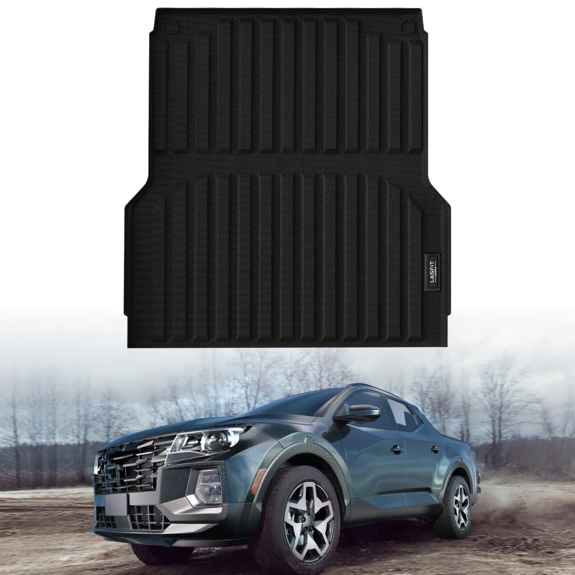 Fit for 2022-2026 Hyundai Santa Cruz 4.3FT(52.1" ) Heavy Duty Custom Bed Mat