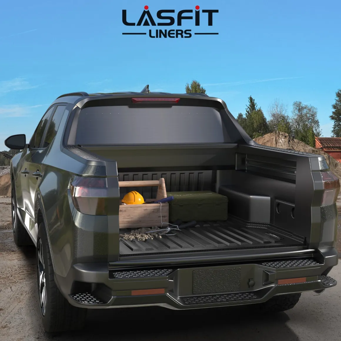 Fit for 2022-2026 Hyundai Santa Cruz 4.3FT(52.1" ) Heavy Duty Custom Bed Mat
