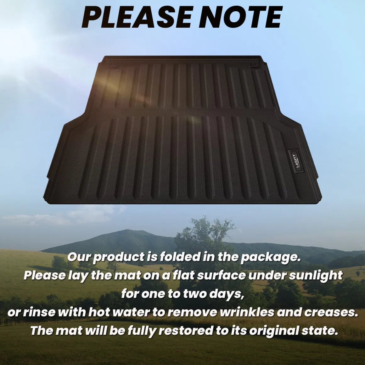 Fit for 2022-2026 Hyundai Santa Cruz 4.3FT(52.1" ) Heavy Duty Custom Bed Mat