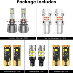 Fit for 2022-2023 Hyundai Santa Cruz The Brightest LED Bulbs Upgrade