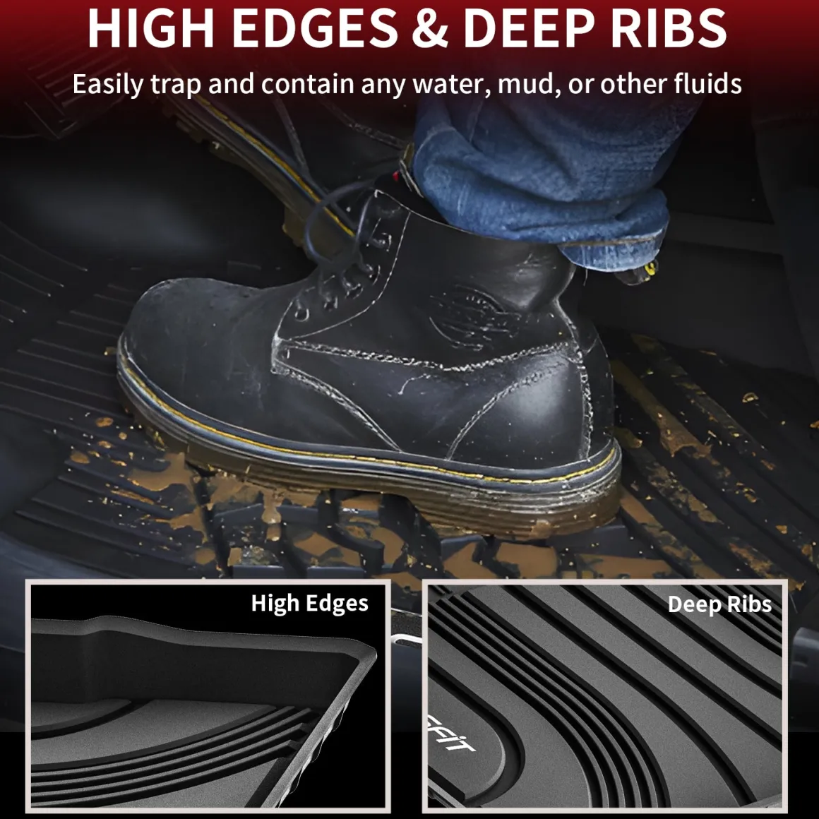 Fit for 2021-2023 Hyundai Santa Fe Floor Mats & Cargo Mat Set or Floor Mats Only