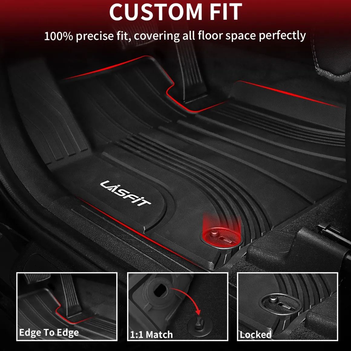 Fit for 2021-2023 Hyundai Santa Fe Floor Mats & Cargo Mat Set or Floor Mats Only
