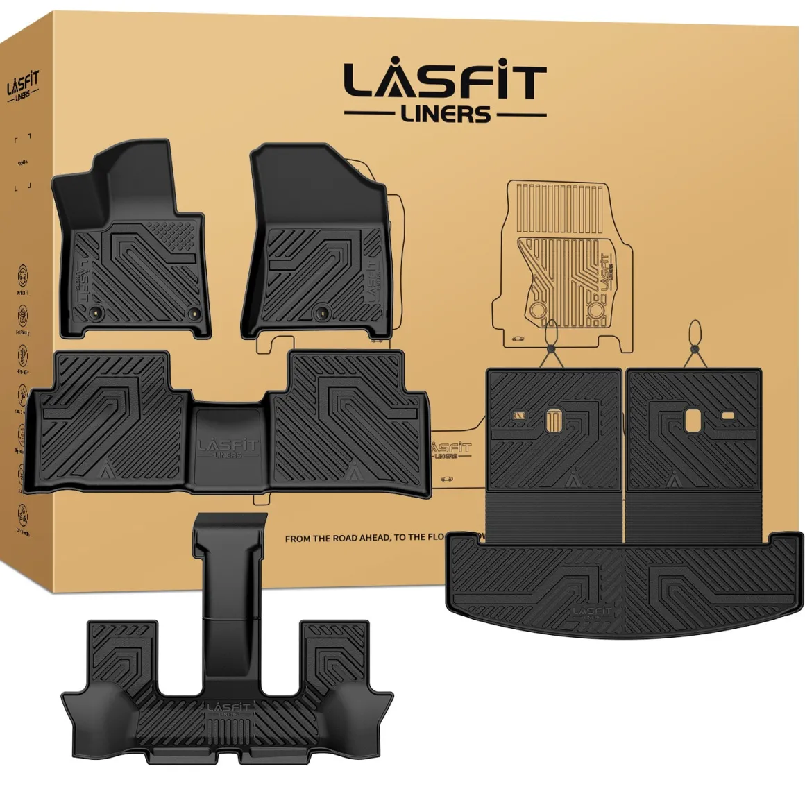 Fit for 2024-2026 Hyundai Santa Fe Floor Mats or Seatback & Cargo Mat
