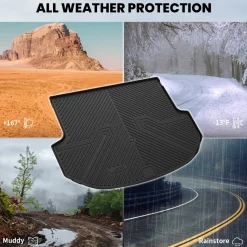 Fit for 2013-2018 Hyundai Santa Fe Sport Floor Mats or Cargo Mat, Fit 5-Passenger Only