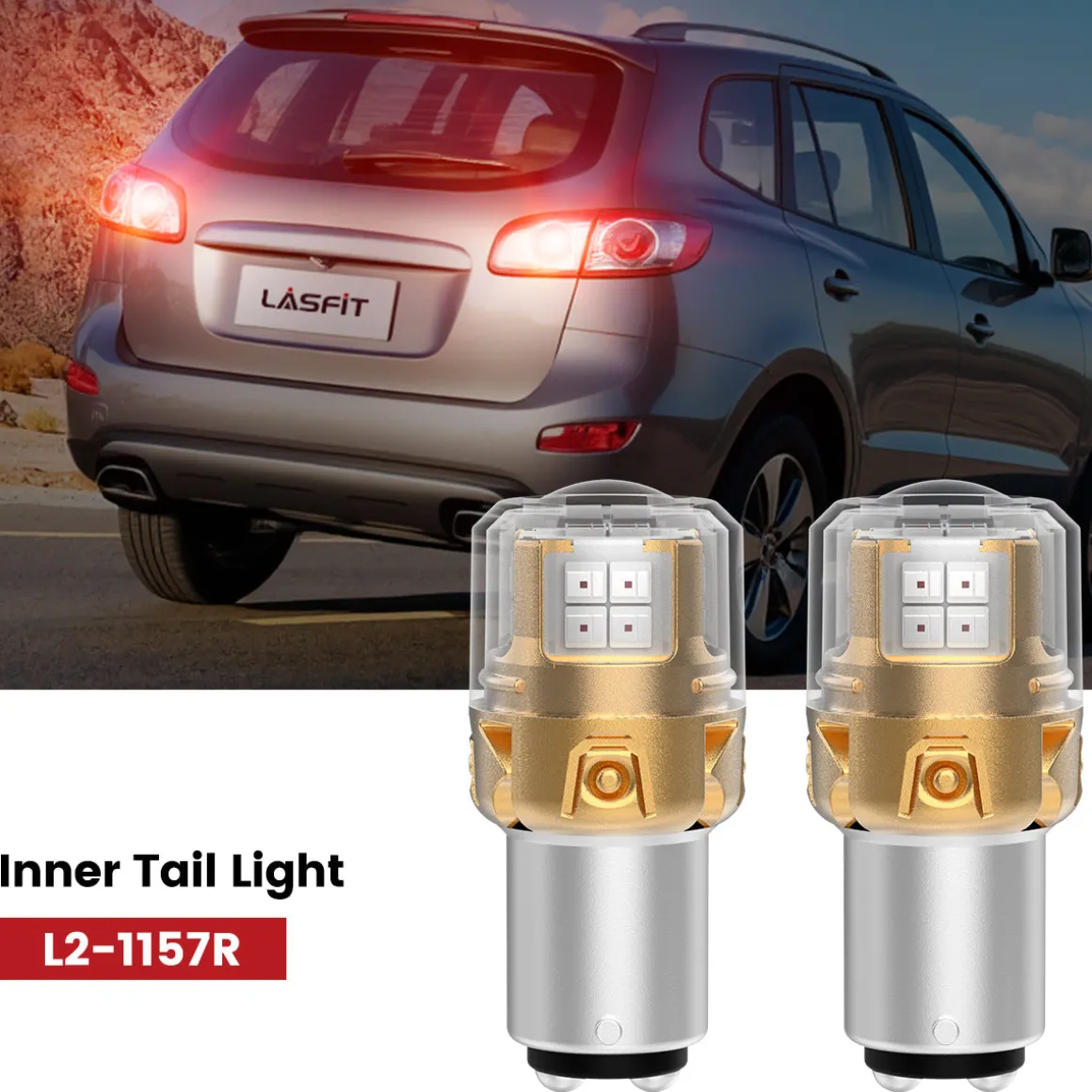 Fit for 2010-2012 Hyundai Santa Fe The Brightest LED Bulbs Upgrade