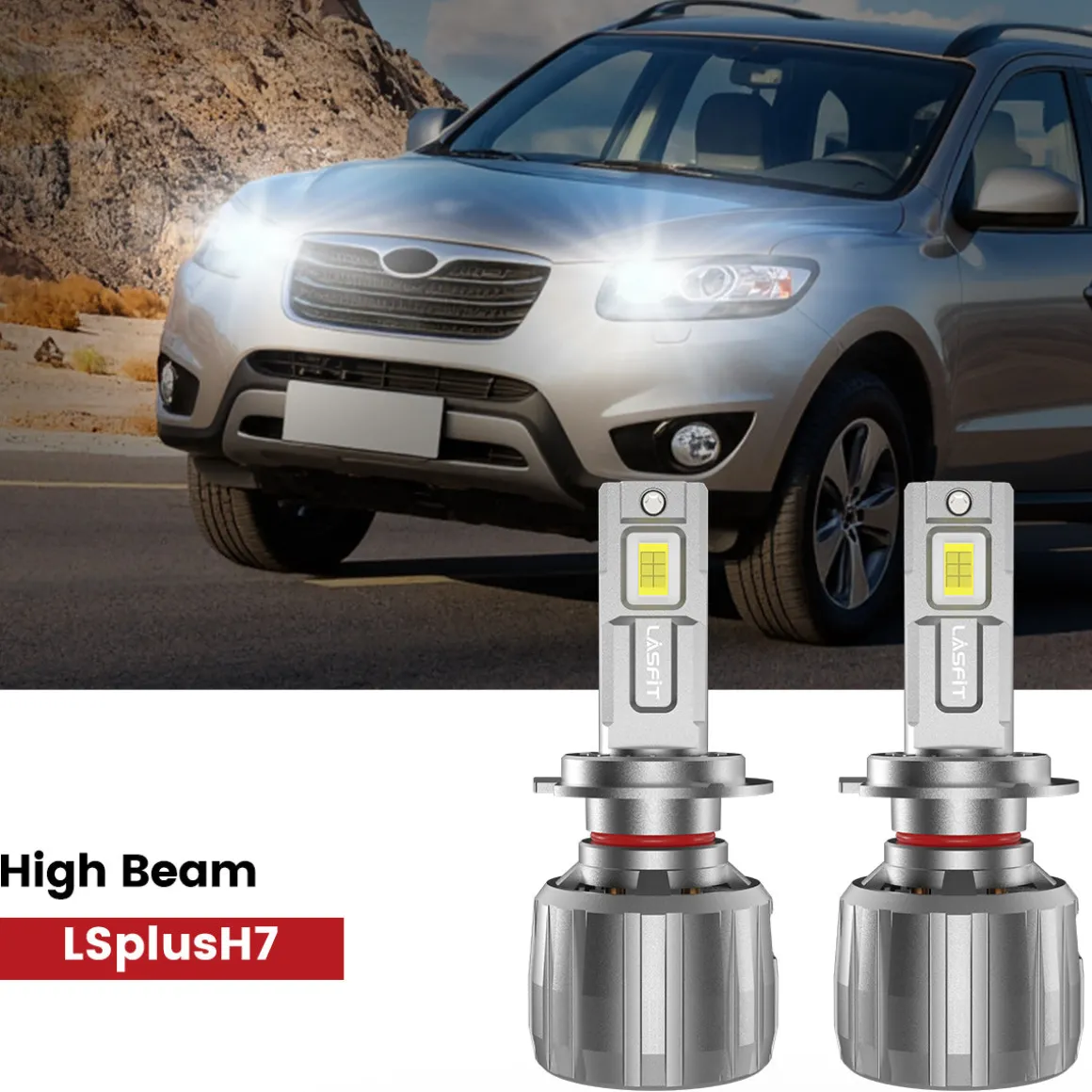 Fit for 2010-2012 Hyundai Santa Fe The Brightest LED Bulbs Upgrade
