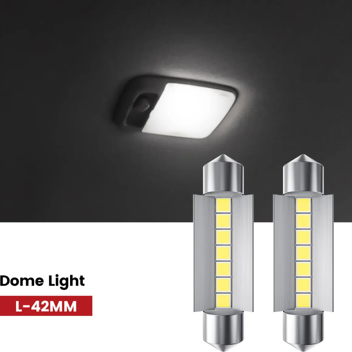 Fit for 2010-2012 Hyundai Santa Fe The Brightest LED Bulbs Upgrade