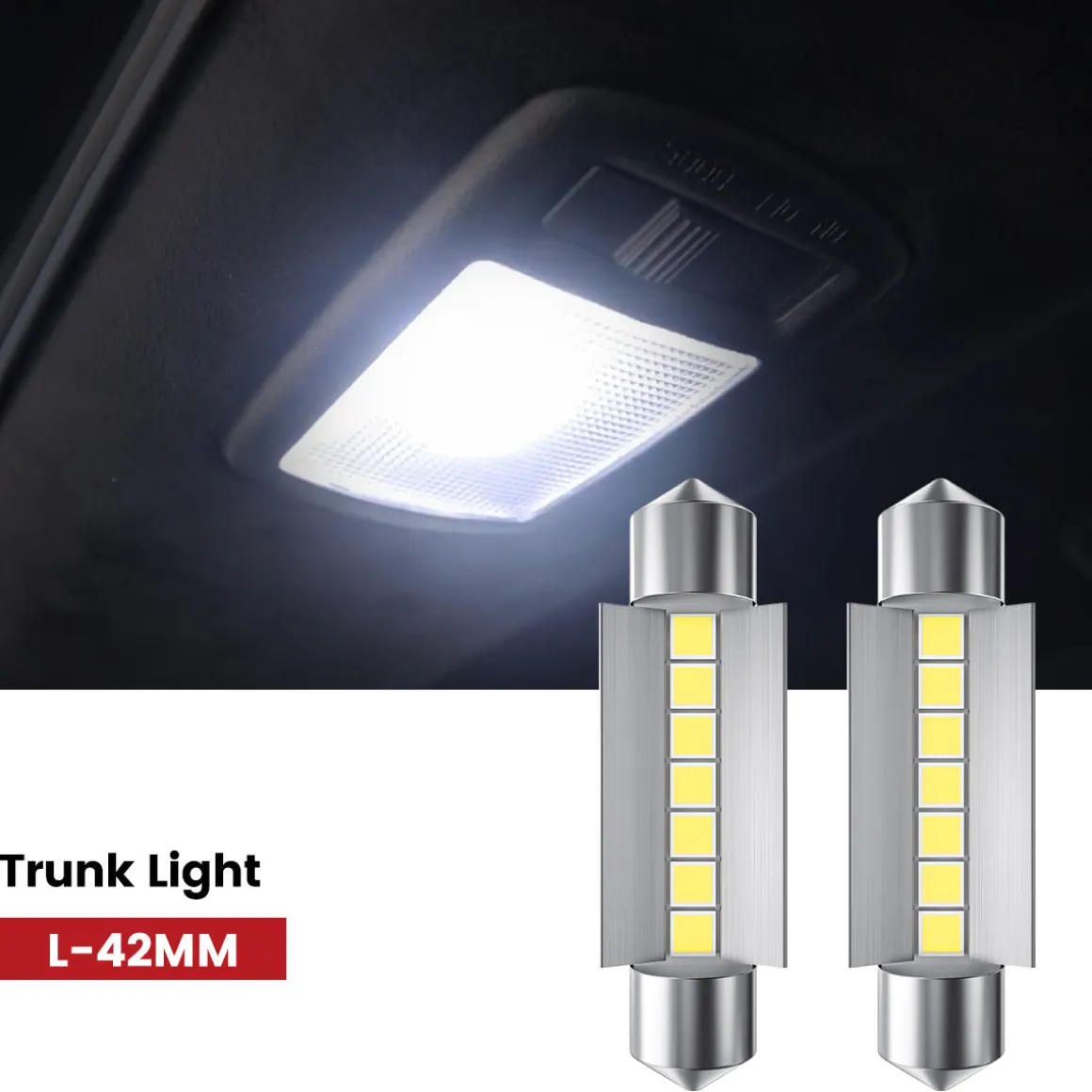 Fit for 2010-2012 Hyundai Santa Fe The Brightest LED Bulbs Upgrade