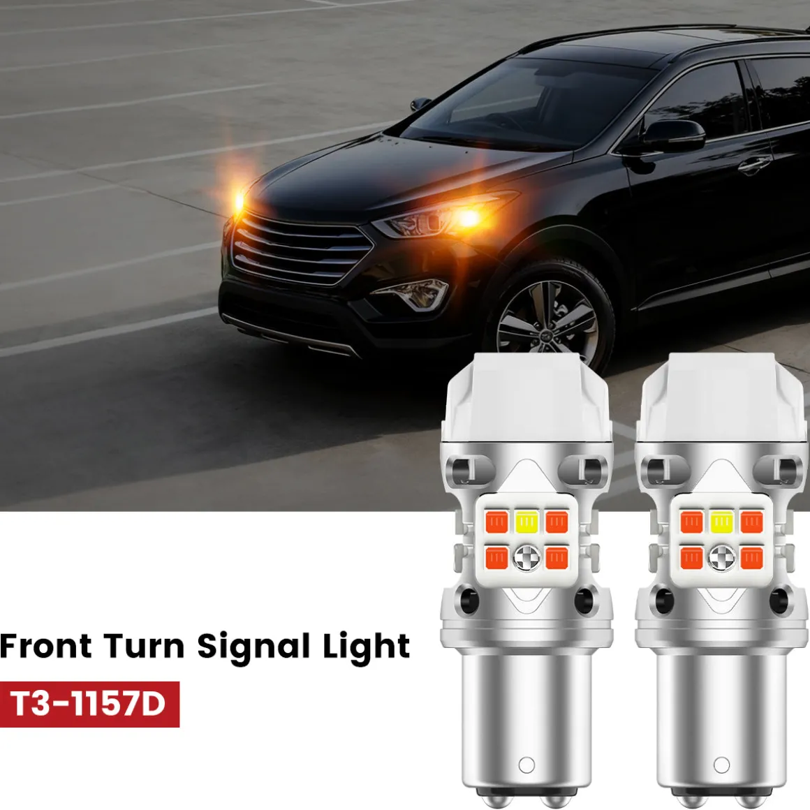 Fit for 2013-2016 Hyundai Santa Fe The Brightest LED Bulbs Upgrade | Tested and Verified
