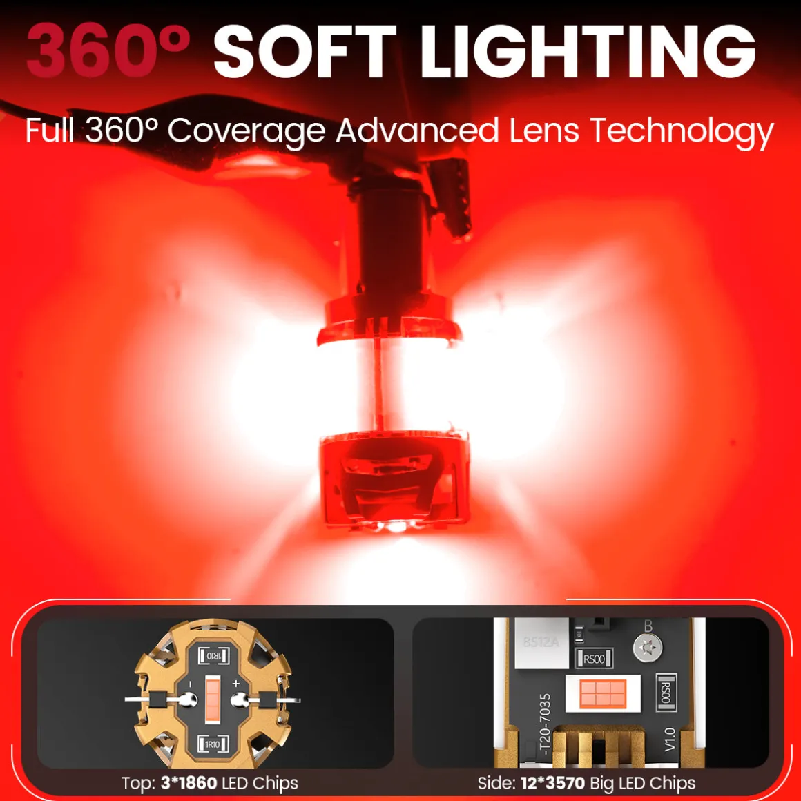 Fit for 2011-2014 Hyundai Sonata The Brightest LED Bulbs Upgrade