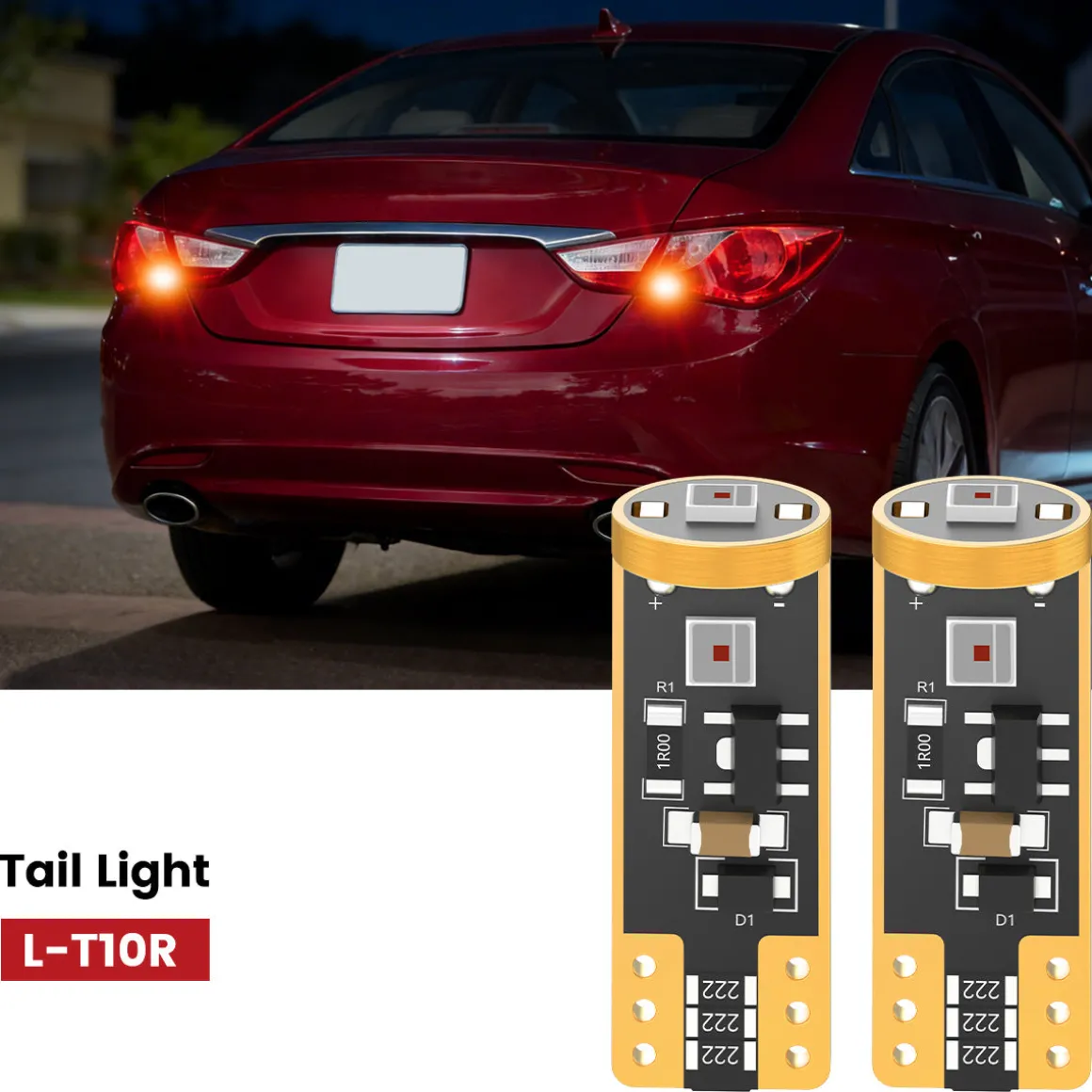 Fit for 2011-2014 Hyundai Sonata The Brightest LED Bulbs Upgrade