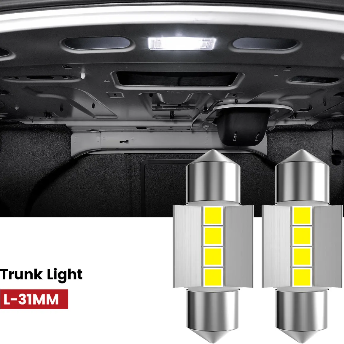 Fit for 2011-2014 Hyundai Sonata The Brightest LED Bulbs Upgrade