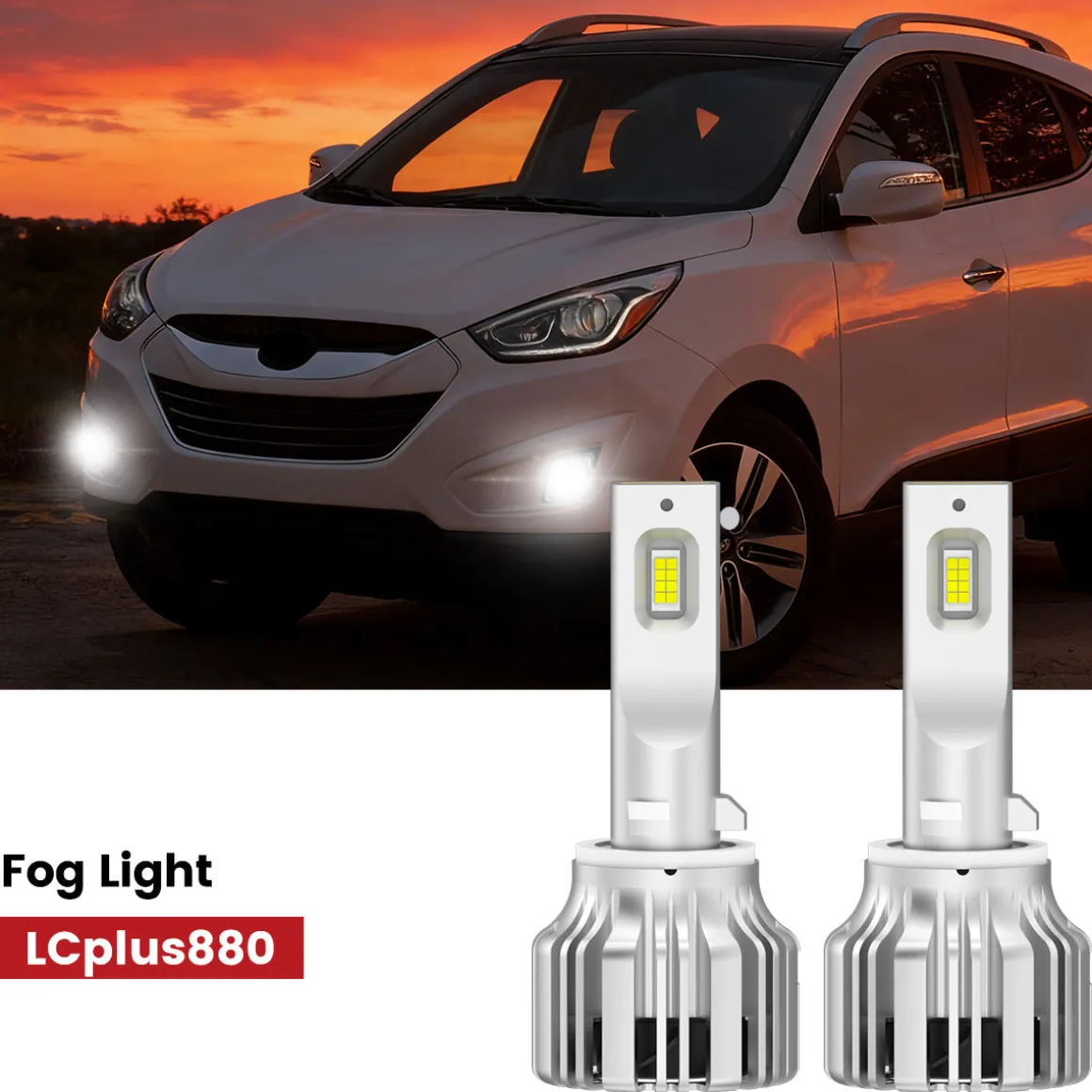 Fit for 2014-2015 Hyundai Tucson The Brightest LED Bulbs Upgrade