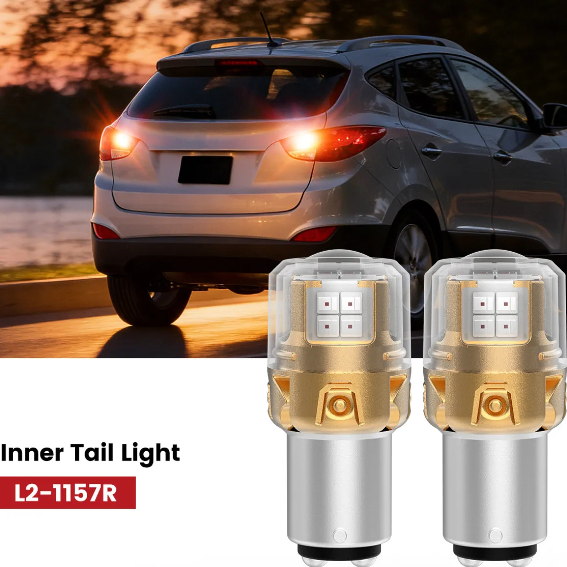 Fit for 2014-2015 Hyundai Tucson The Brightest LED Bulbs Upgrade