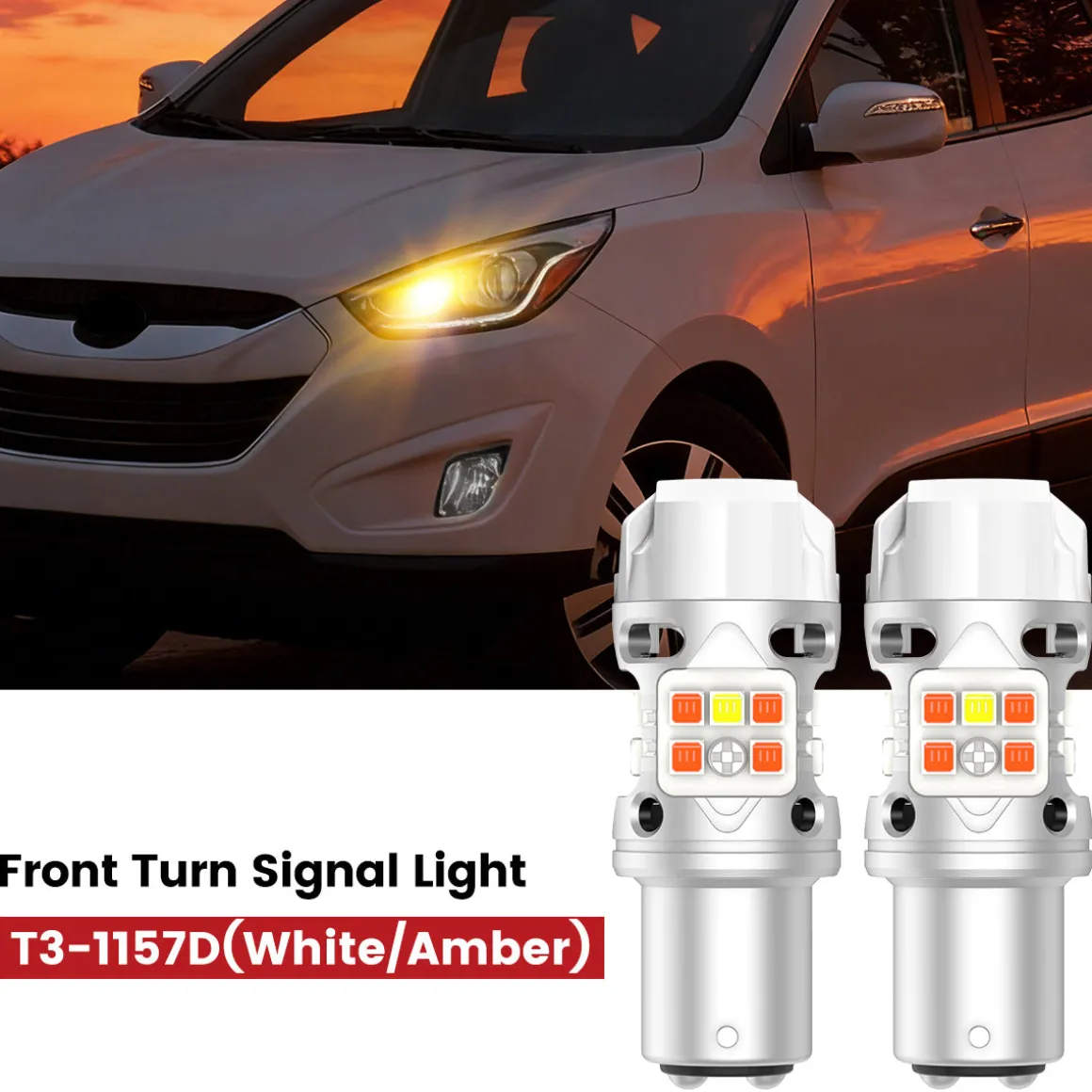 Fit for 2014-2015 Hyundai Tucson The Brightest LED Bulbs Upgrade