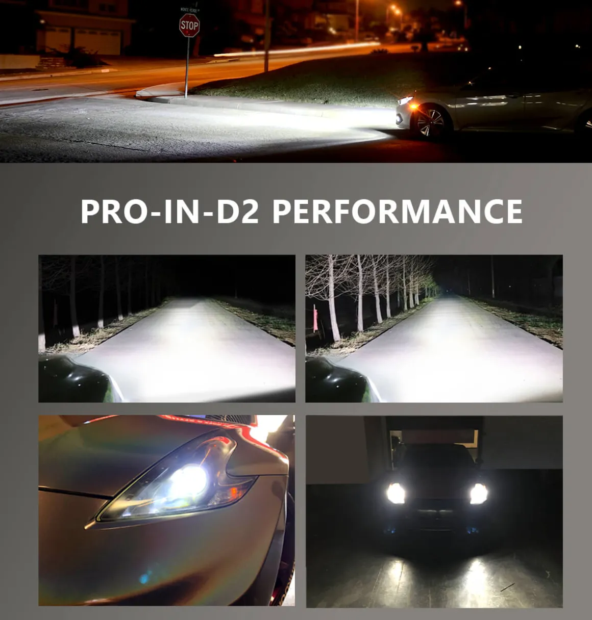Fit for 2008-2013 Infiniti G37 D2S HID to LED Bulbs Exterior Interior Lights