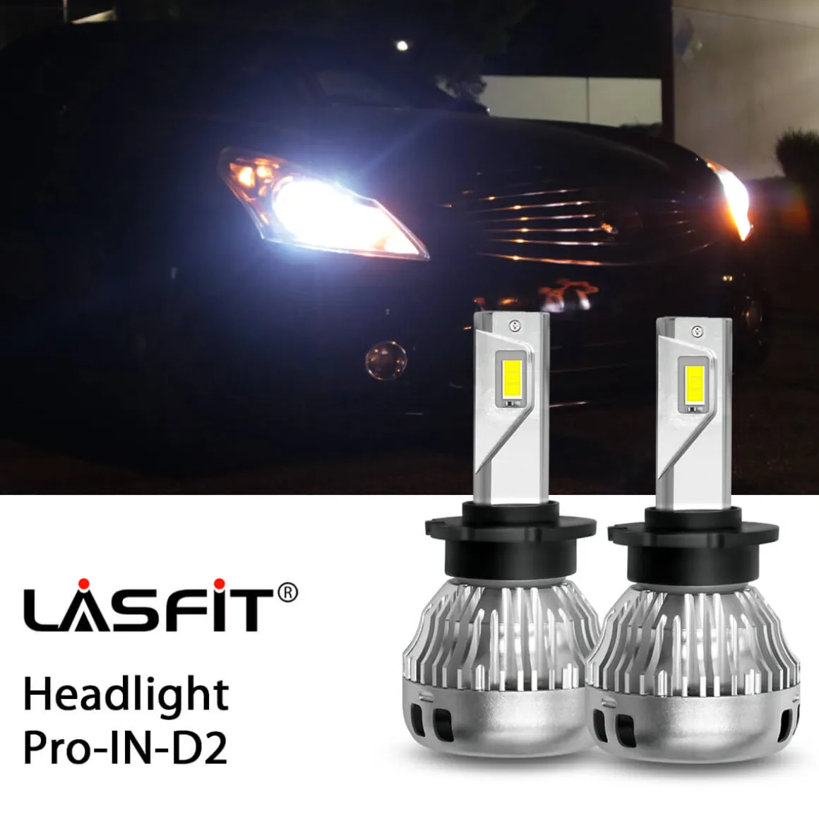 Fit for 2008-2013 Infiniti G37 D2S HID to LED Bulbs Exterior Interior Lights