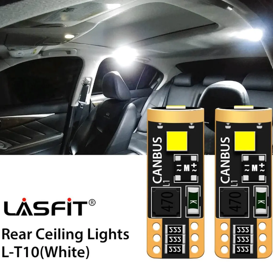 Fit for 2014-2019 Infiniti Q50 LED Exterior Interior Lights Plug and Play