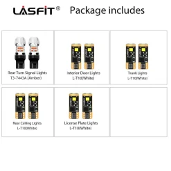 Fit for 2014-2019 Infiniti Q50 LED Exterior Interior Lights Plug and Play