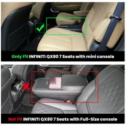 Fit for 2025-2026 Infiniti QX80 Floor Mats or Cargo Mat & Seatback Mats, Not Compatible with Models Equipped with Cargo Shelf
