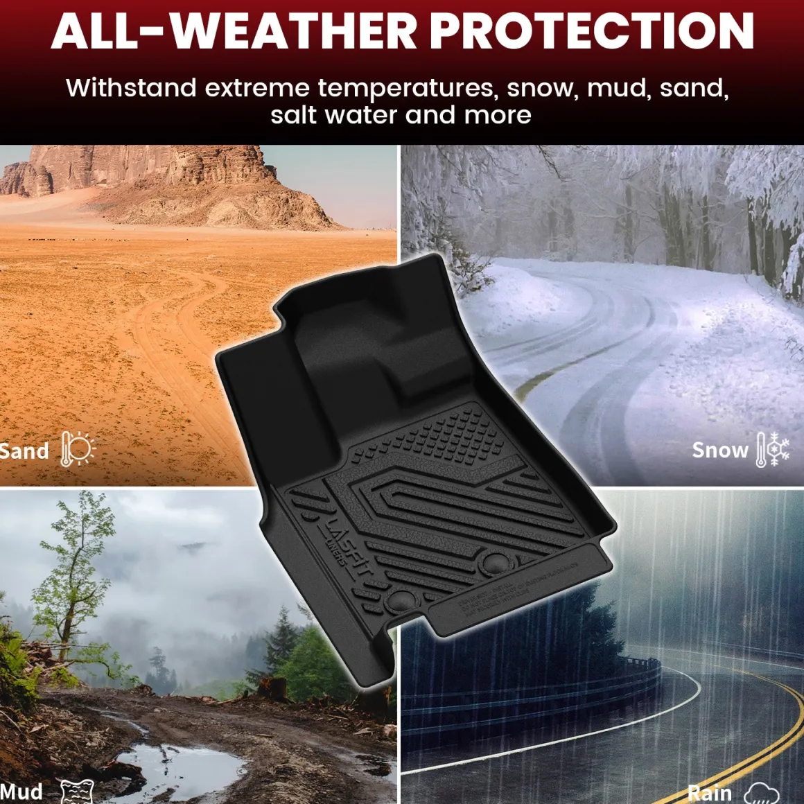 Fit for 2025-2026 Infiniti QX80 Floor Mats or Cargo Mat & Seatback Mats, Not Compatible with Models Equipped with Cargo Shelf