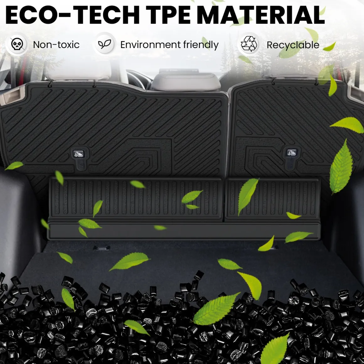 Fit for 2025-2026 Infiniti QX80 Floor Mats or Cargo Mat & Seatback Mats, Not Compatible with Models Equipped with Cargo Shelf