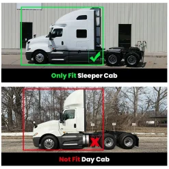 Fit for 2017-2026 International LT Floor Mats, Only Fit Sleeper Cab