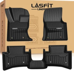Fit for 2017-2026 Jaguar F-Pace Custom Floor Mats TPE Material 1st & 2nd Row Seat