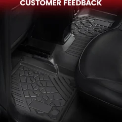 Fit for 2015 Jeep Cherokee Floor Mats, Fit Non-raised Dead Pedal ONLY