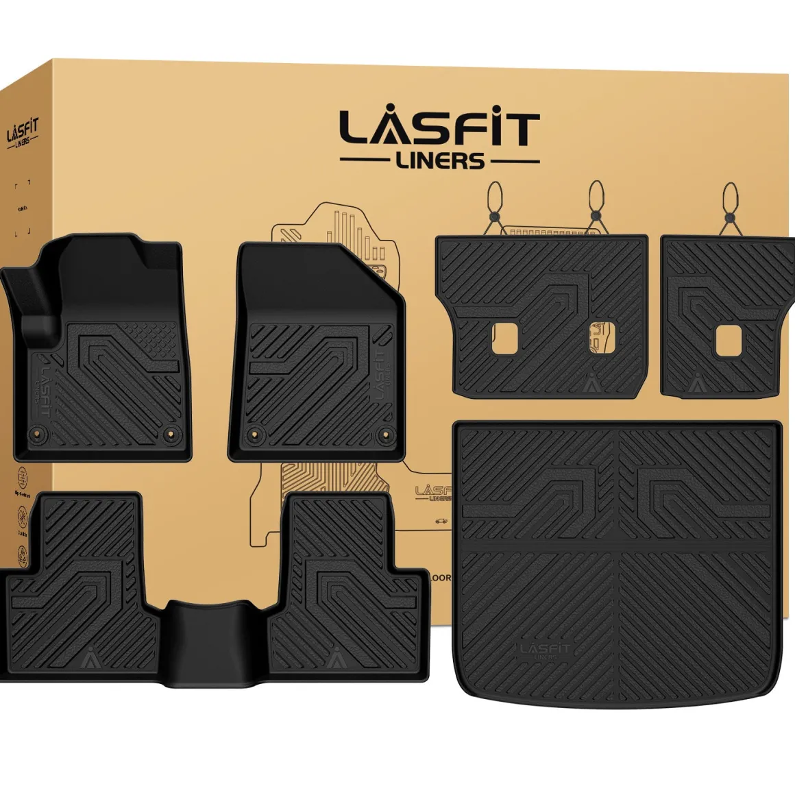 Fit for 2015 Jeep Cherokee Floor Mats, Fit Non-raised Dead Pedal ONLY