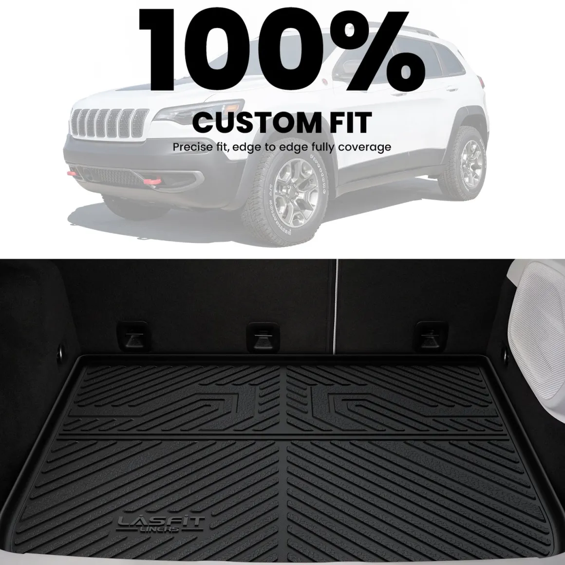 Fit for 2015 Jeep Cherokee Floor Mats, Fit Non-raised Dead Pedal ONLY