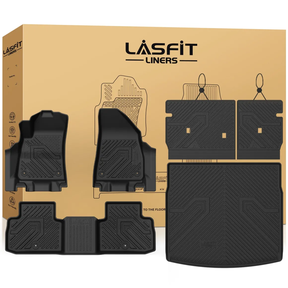 Fit for 2026 Jeep Cherokee Floor & Seatback & Cargo Mats