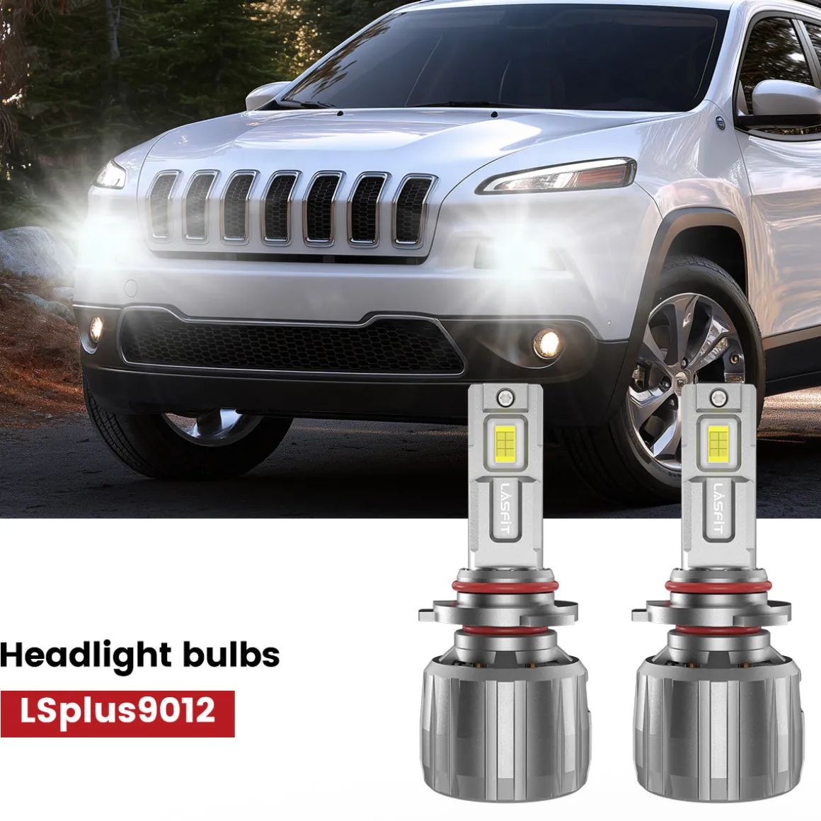 Fit for 2014-2016 Jeep Cherokee The Brightest LED Bulbs Upgrade | Tested and Verified