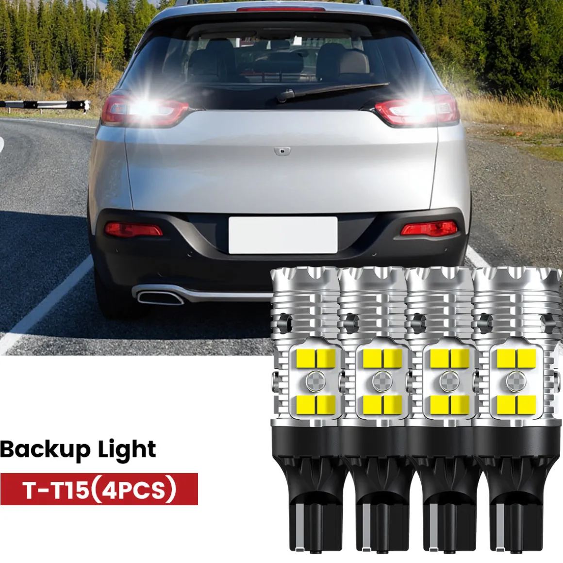 Fit for 2014-2016 Jeep Cherokee The Brightest LED Bulbs Upgrade | Tested and Verified